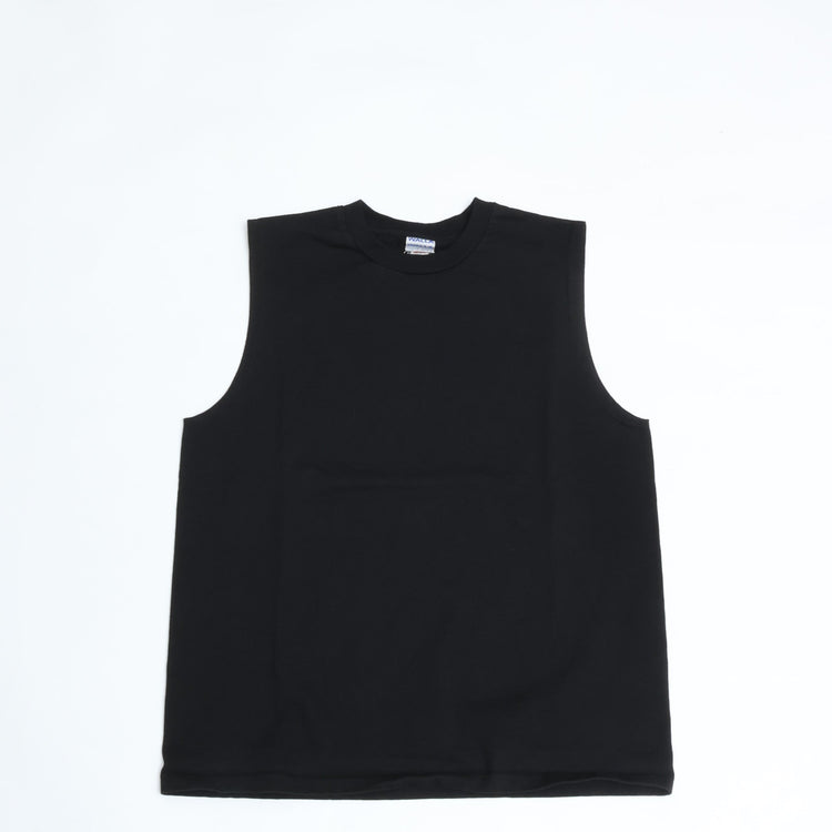 WALLA WALLA SPORT/　9oz TUBE SLEEVELESS TEE BLACK