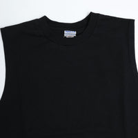 WALLA WALLA SPORT/　9oz TUBE SLEEVELESS TEE BLACK