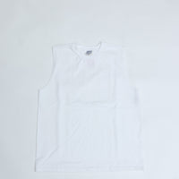 WALLA WALLA SPORT/　9oz TUBE SLEEVELESS TEE WHITE