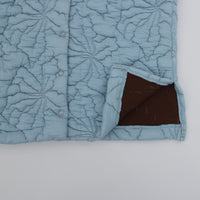 MEYAME / FLOWER QUILTING VEST BLUE