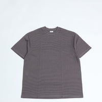 Yonetomi / NEW BASIC GARMENT DYED BORDER T-SHIRT 12GRAY*WHITE