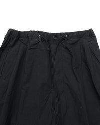 HAVERSACK / C/Lタイプライター ツープリーツ ワイドパンツ BLACK