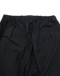 HAVERSACK / C/Lタイプライター ツープリーツ ワイドパンツ BLACK