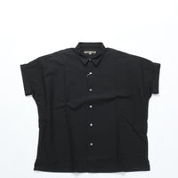 HAVERSACK / C/Lタイプライタードルマン半袖レギュラーシャツ BLACK