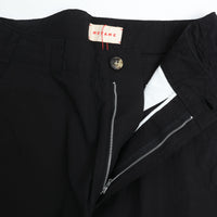 MEYAME / SIDE LINE WIDE PANTS (CHINO) BLACK