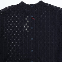 MEYAME / FRONT & BACK LACE PULLOVER　NAVY