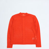 MEYAME / FRONT & BACK LACE PULLOVER　ORANGE