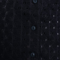 MEYAME / FRONT & BACK LACE SLEEVELESS NAVY