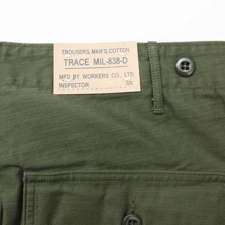 WORKERS  Baker Pants, Trace MIL-838-D, 10296 Vat Dyed Reversed Sateen