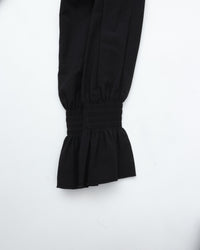 THE SHINZONE / LACE COLLAR BLOUSE 07 BLACK