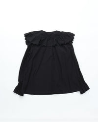 THE SHINZONE / LACE COLLAR BLOUSE 07 BLACK