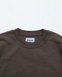Yonetomi  / WAVE COTTON KNIT PULLOVER 12 GRAY