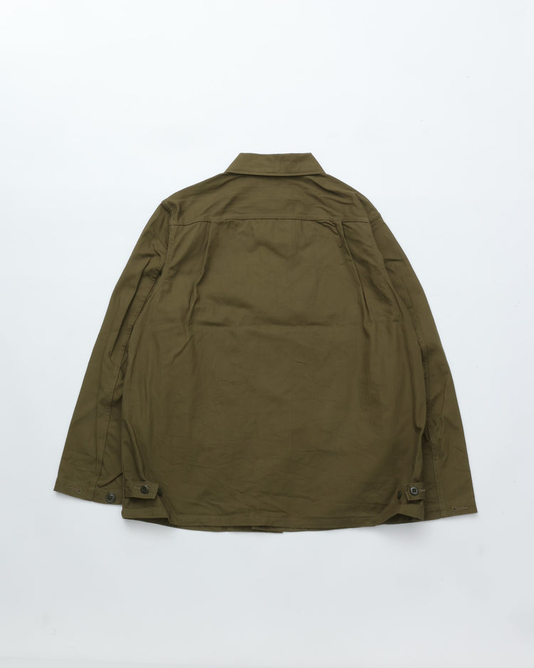 A VONTADE  Naval Utility Jacket -Military Herinbone- #47 OLIVE