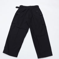 HAVERSACK / High count poplin belted cargo pants