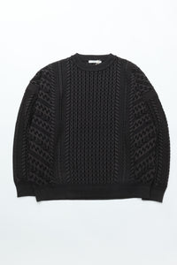 YASHIKI  YSK-25AW-KN03    Fubuki Knit BLACK