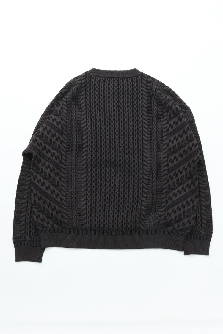 YASHIKI  YSK-25AW-KN03    Fubuki Knit BLACK