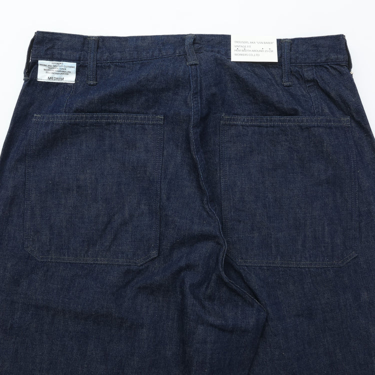 WORKERS  USN Baker Vintage Fit Brown Back Denim