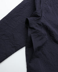 MEYAME / FLORAL SHORT COACH JACKET NAVY