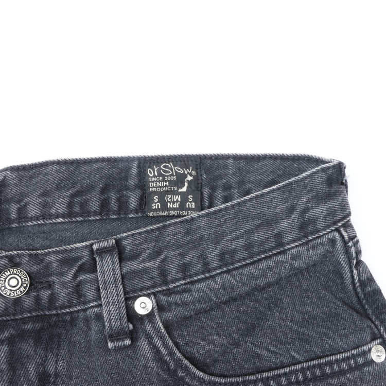 orslow / 101 DAD'S FIT DENIM PANTS(UNISEX) BLACK DENIM STONE