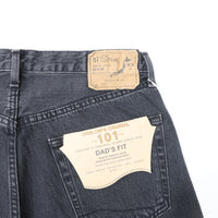 orslow / 101 DAD'S FIT DENIM PANTS(UNISEX) BLACK DENIM STONE