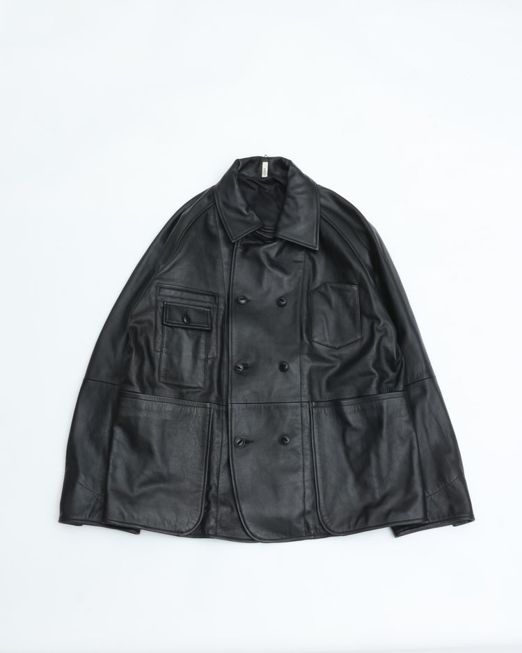 ガッツ　CCU／L.C COVERALL_黒 茶芯（aIbn別注） CCU [“L.C” Coverall Shirt]