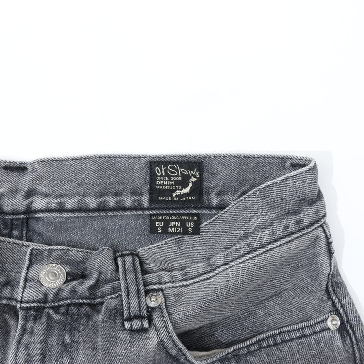 Orslow / 107 IVY FIT BLACK DENIM BLEACH