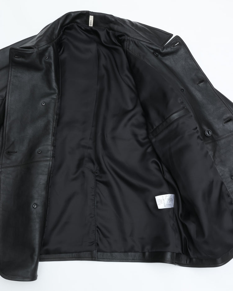 CCU Coverall Shirt レザージャケット CCU COW SKIN “L.C” COVERALL SHIRT | 大阪心斎橋のメンズ洋服の