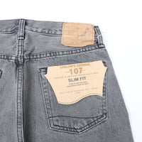 Orslow / 107 IVY FIT BLACK DENIM BLEACH