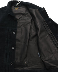 A VONTADE  Type 1 Jacket  -Suede- BLACK