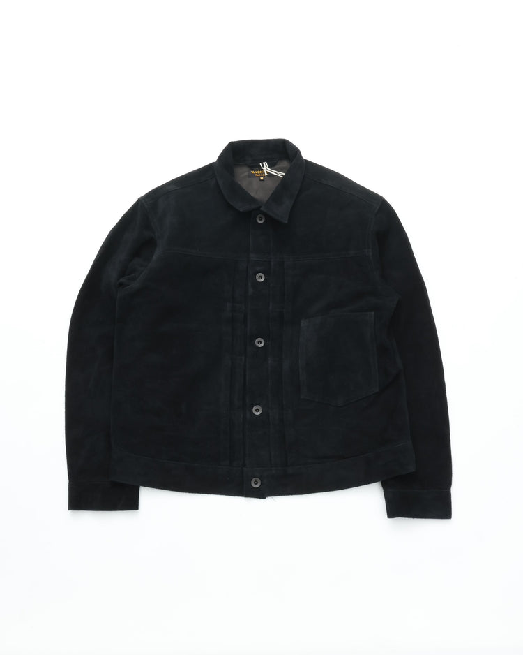 A VONTADE  Type 1 Jacket  -Suede- BLACK