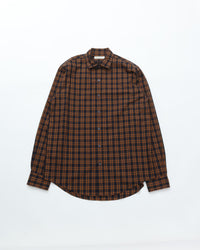THE SHINZONE / PECK CHECKED SHIRT 85 NAVY
