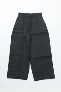 sage NATION  WELT TROUSER RAW DENIM RAW BLACK