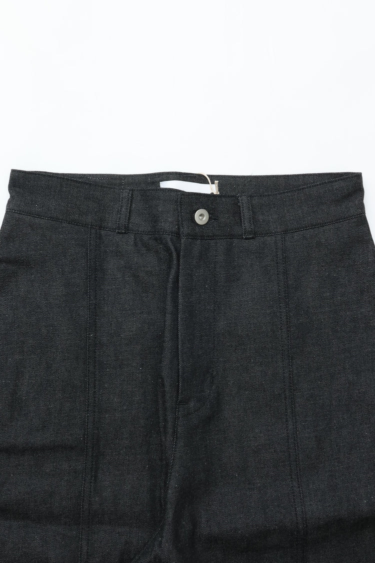 sage NATION  WELT TROUSER RAW DENIM RAW BLACK