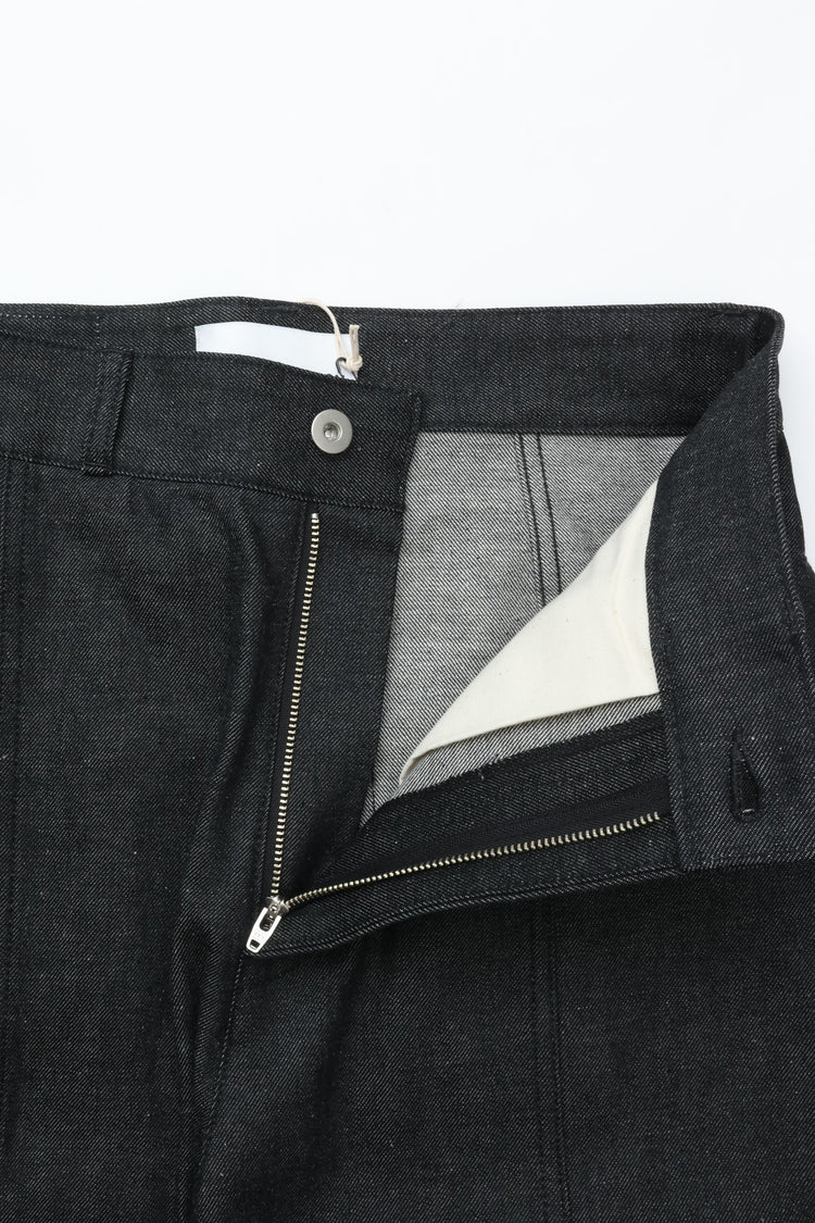 sage NATION  WELT TROUSER RAW DENIM RAW BLACK