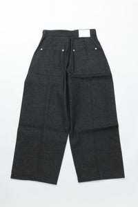 sage NATION  WELT TROUSER RAW DENIM RAW BLACK