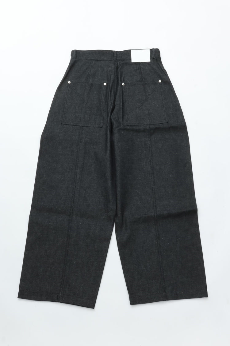 sage NATION  WELT TROUSER RAW DENIM RAW BLACK