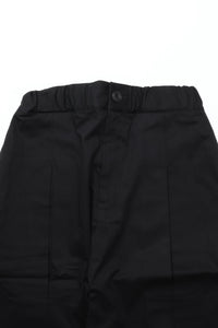 sage NATION  BOX PLEAT TROUSER BLACK