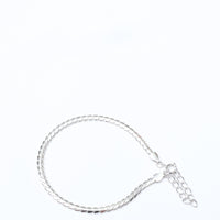 THE OBJECT / PAR Narrow Snake Bracelet Silver-24005S