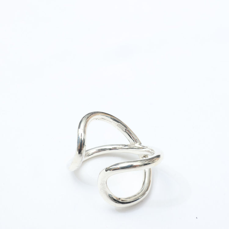 roundabout /  Cross-Over Silver925 ring