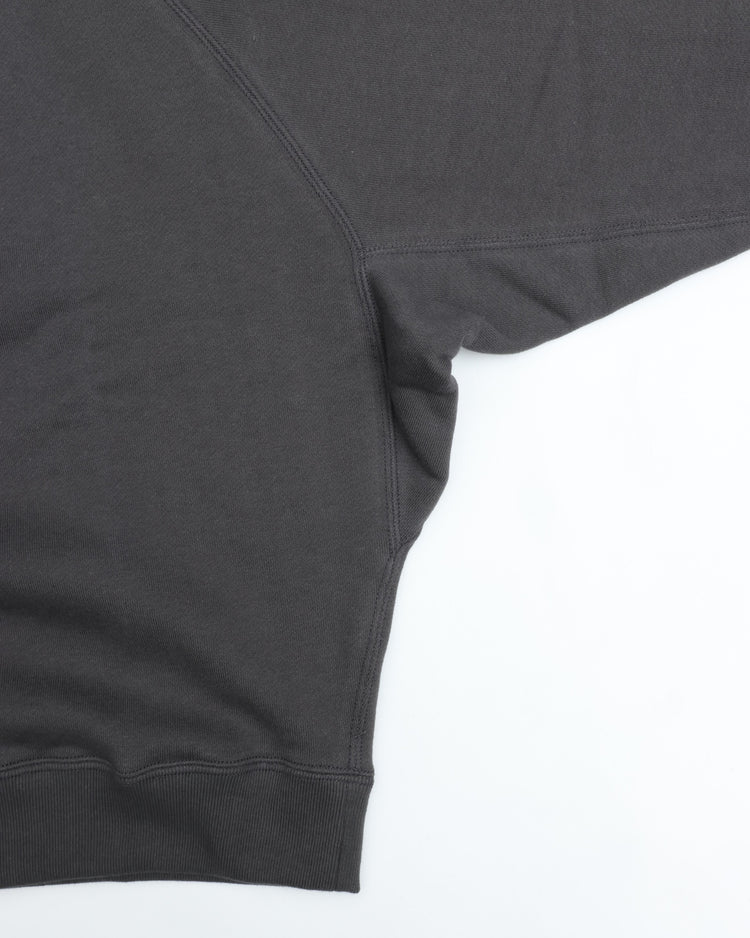 HAVERSACK / 412522 アズマ裏毛クルーネックシャツ CHARCOAL