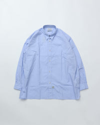 Marvine Pontiak Shirt Makers  MPSM-1914S Tab Collar L/S SH Skyblue