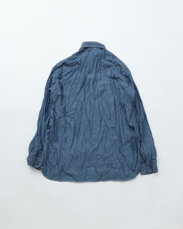 orslow   RELAX FIT CHAMBRAY WORK SHIRT