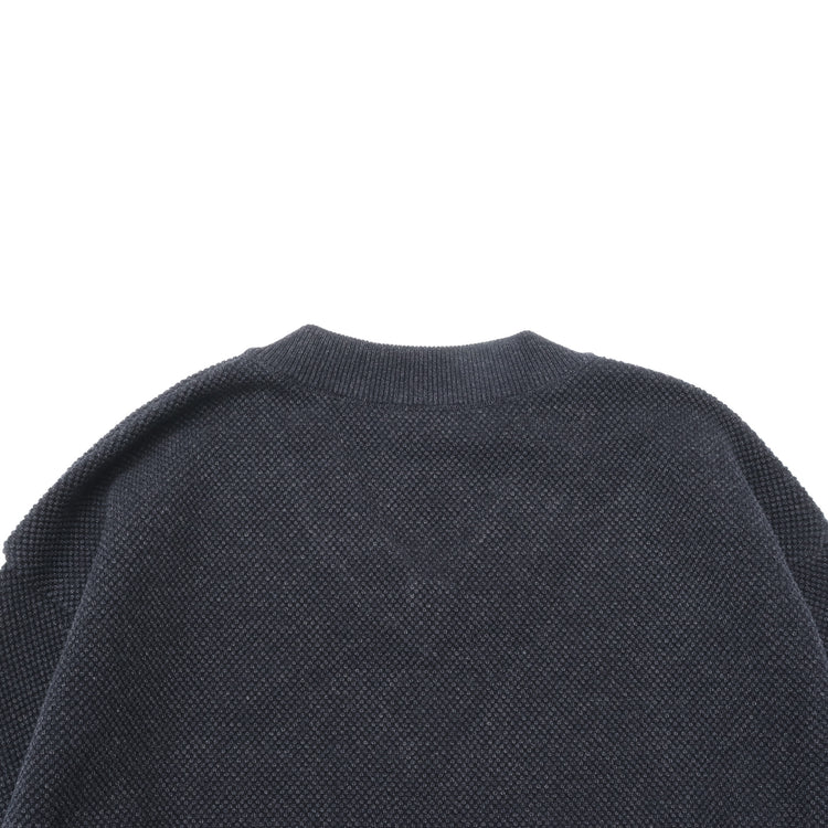 crepuscule / Moss Stitch V Neck PO