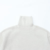 crepuscule / Moss Stitch Turtle Neck