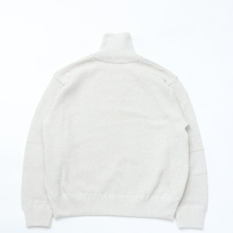 crepuscule / Moss Stitch Turtle Neck