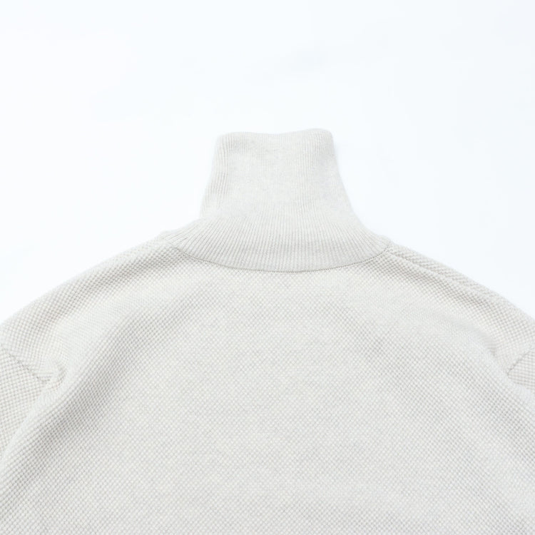 crepuscule / Moss Stitch Turtle Neck