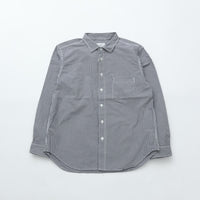 RINEN / 80/2ダウンプルーフ レギュラーカラーシャツ  81.ギンガム