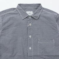 RINEN / 80/2ダウンプルーフ レギュラーカラーシャツ  81.ギンガム