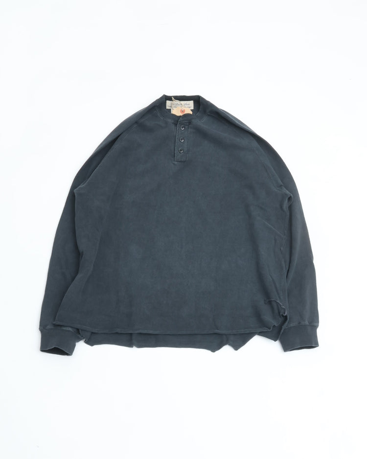 REMI RELIEF SP加工8/天竺ヘンリーネックロンT(無地)