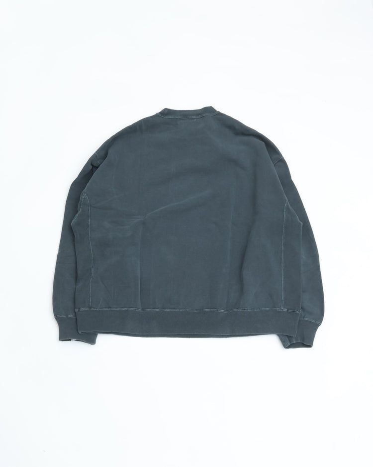 REMI RELIEF ダブルSP加工裏毛クルー(無地)